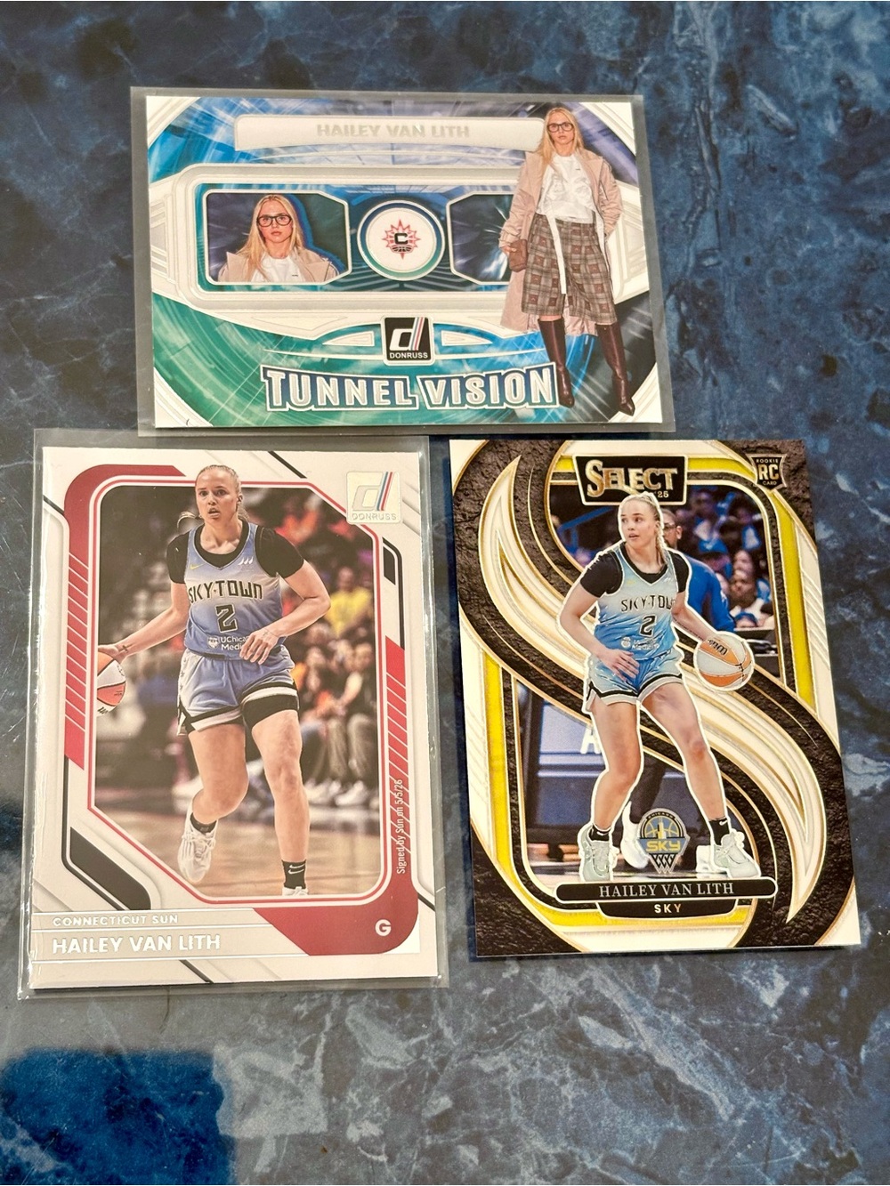 Hailey Van Lith Basketball Cards Lot Connecticut Sun Chicago Sky